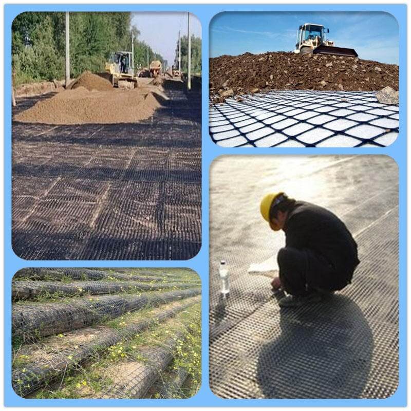 Polyester geogrid