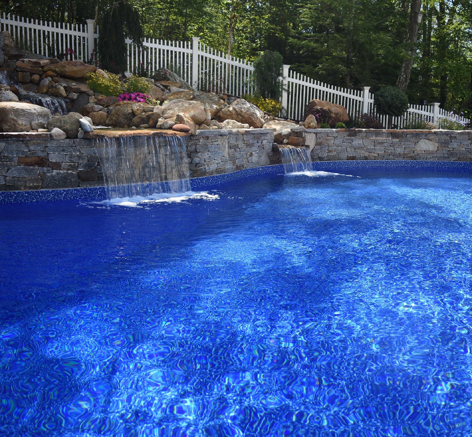 EVA blue geomembrane for swimming pool